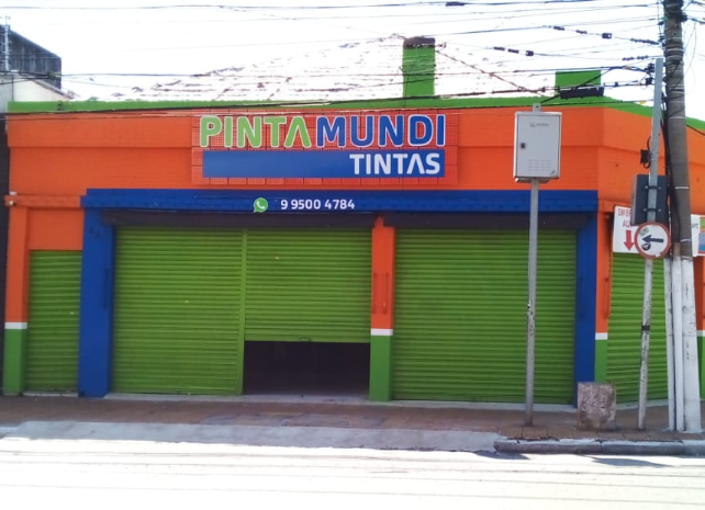 Fachada Pinta Mundi Tintas - TATUAPÉ - SP