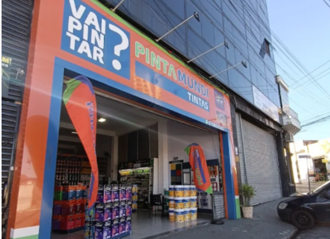 Fachada Pinta Mundi Tintas - CAIEIRAS - SP