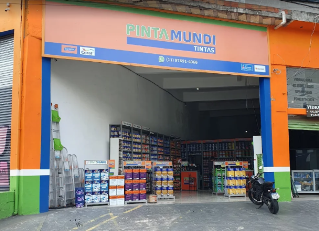 Fachada Pinta Mundi Tintas - PERUS - SP